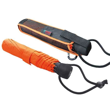 Automatinis skėtis nuo lietaus EuroSCHIRM light trek, oranžinis, stiklo pluošto, poliesterio, kompaktiškas