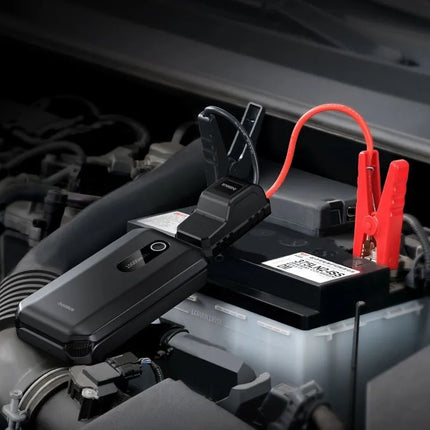 Automobilinis užvedimo įrenginys (Jumpstarter) Baseus Power Starter 10000mAh 12V (1000A / 500A) + laidai su krokodilais, juodas (C00245501113-00)