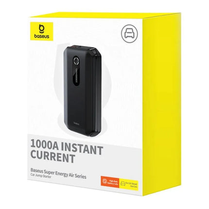 Automobilinis užvedimo įrenginys (Jumpstarter) Baseus Power Starter 10000mAh 12V (1000A / 500A) + laidai su krokodilais, juodas (C00245501113-00)