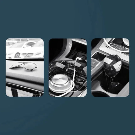 Baseus automobilinis akinių laikiklis, sidabrinis (ACYJN-B0S)