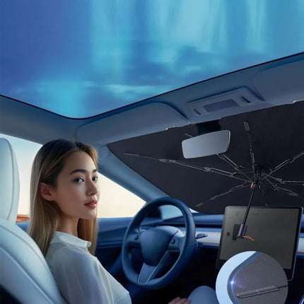 Baseus CoolRide BS-CN013 skėtis nuo saulės – juodas