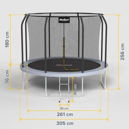 BATUTAS REBEL ACTIVE PRO 10 PĖDŲ/305 CM