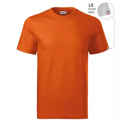 Baziniai unisex marškinėliai (oranžinė (prekinio ženklo etiketė))