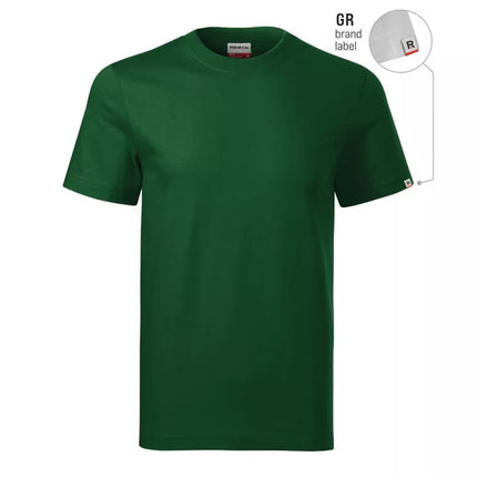 Bazinis unisex T-shirt (buteliuko žalia (prekės ženklo etiketė))