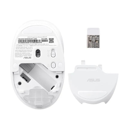 Belaidė / „Bluetooth“ pelė ASUS MD101 Fragrance, „Iridescent White“ spalvos