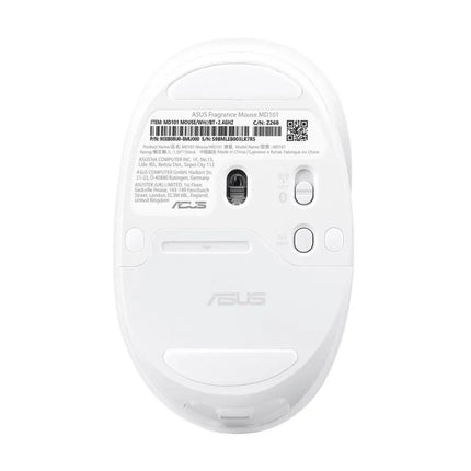 Belaidė / „Bluetooth“ pelė ASUS MD101 Fragrance, „Iridescent White“ spalvos