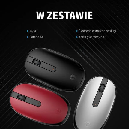Belaidė „Bluetooth“ pelė HP 240, Empire Red, raudona ir juoda, 43N05AA