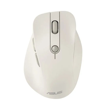Belaidė pelė ASUS MD105, „Milky White“, 2400 DPI, dviejų režimų belaidė, 2,4 GHz ir „Bluetooth“
