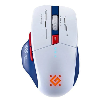 Belaidė pelė Defender GM-126 Tisa RF+BT, optinė, 1600 dpi, 6 mygtukų, balta