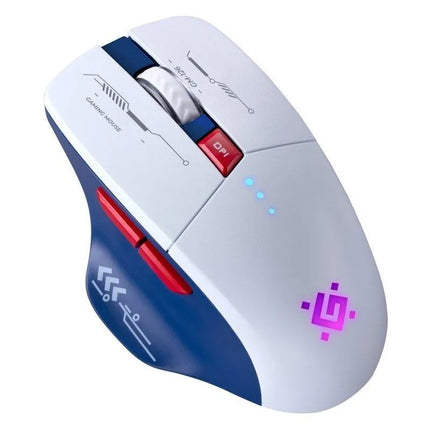 Belaidė pelė Defender GM-126 Tisa RF+BT, optinė, 1600 dpi, 6 mygtukų, balta