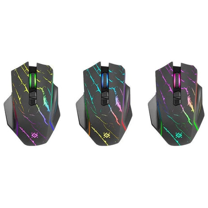 Belaidė pelė DEFENDER GM-503 URAN, optinė, RF, RGB, 3200DPI, 8 mygtukai, 52503