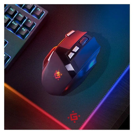 Belaidė pelė Defender GM-885 Knight RF, 3200 dpi, 8 klavišai, juoda