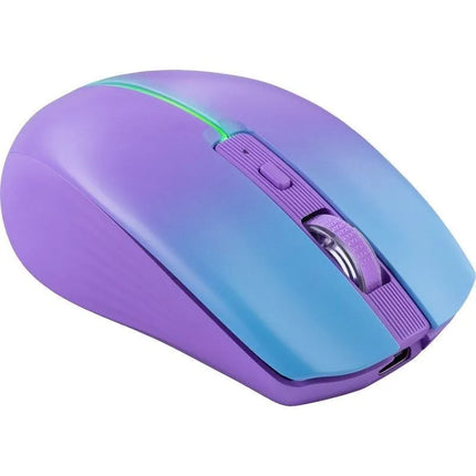 Belaidė pelė Defender Mystery Mouse MM-301 RF+BT, violetinė, 1600 dpi, 6 mygtukai