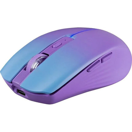 Belaidė pelė Defender Mystery Mouse MM-301 RF+BT, violetinė, 1600 dpi, 6 mygtukai