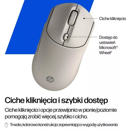Belaidė pelė HP 400 Quiet, juoda, AZ7B2AA