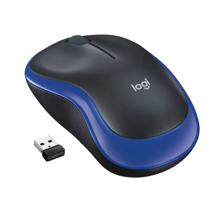 Belaidė pelė Logitech M185 910-002236 (optinė; 1000 DPI; mėlyna)
