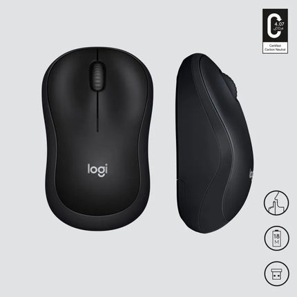 Belaidė pelė Logitech M220 Silent 910-004878 (optinė; 1000 DPI; juoda)