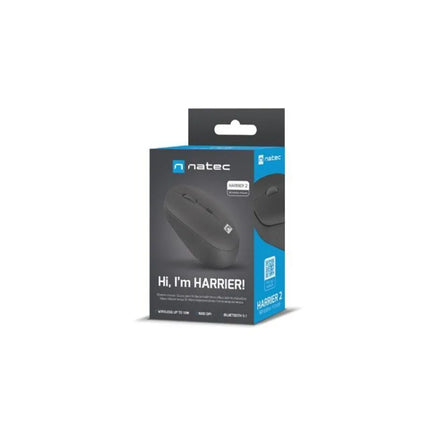 BELAIDĖ PELĖ NATEC HARRIER 2, 1600 DPI, BLUETOOTH 5.1, JUODA, NMY-1960
