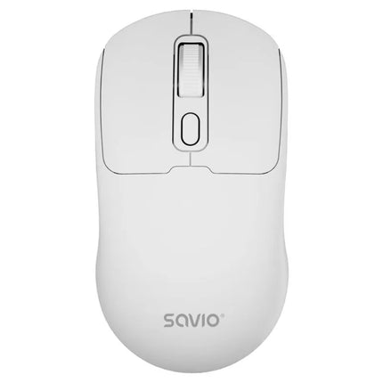 Belaidė pelė SAVIO BT 2.4 GHz, balta, MB-05