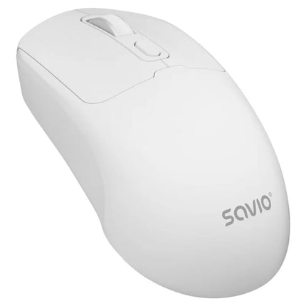 Belaidė pelė SAVIO BT 2.4 GHz, balta, MB-05