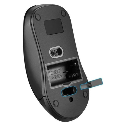Belaidė tyli pelė Defender Nexus MS-195 RF, juoda