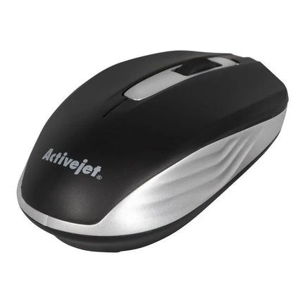 Belaidė USB pelė Activejet AMY-313 (optinė; 1200 DPI; juoda ir pilka)