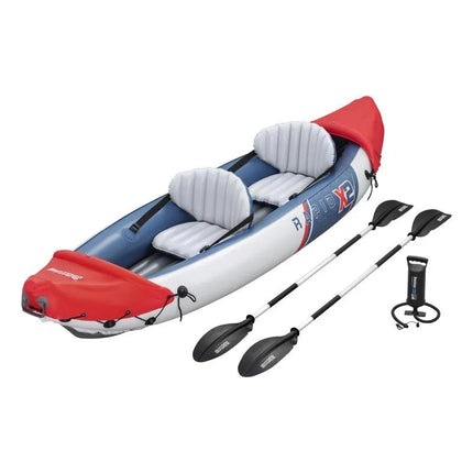 Bestway 65077/25 sportinė vienvietė pripučiama baidarė, daugiaspalvė, akrilnitrilo butadieno stireno kopolimeras (ABS), aliuminis, polipropilenas (PP), polivinilchloridas (PVC)
