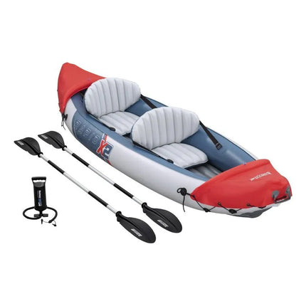 Bestway 65077/25 sportinė vienvietė pripučiama baidarė, daugiaspalvė, akrilnitrilo butadieno stireno kopolimeras (ABS), aliuminis, polipropilenas (PP), polivinilchloridas (PVC)