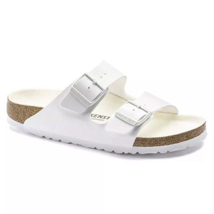 Birkenstock Arizona Birko-Flor Reguliarios Moteriški/Vyriški Basutės Platiems Kojoms Vasarai, Baltos (1019061)