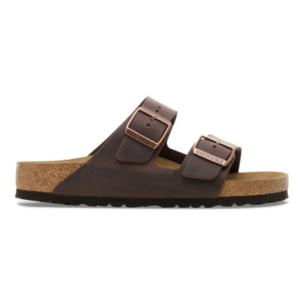 Birkenstock Arizona Nubuk Habana Siauri Rudi Moteriški/Vyriški Šlepetės (52533)