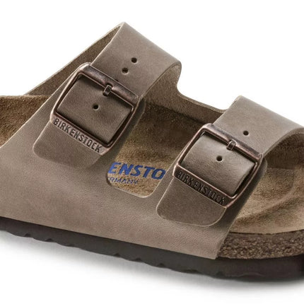 Birkenstock Arizona Soft Footbed Oiled Leather Tabako Rudos Siaurū Moteriŗki/Vyriŗki Basutės (0552813)