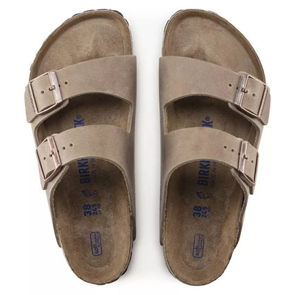 Birkenstock Arizona Soft Footbed Oiled Leather Tabako Rudos Siaurū Moteriŗki/Vyriŗki Basutės (0552813)
