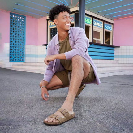 Birkenstock Arizona Soft Footbed Oiled Leather Tabako Rudos Siaurū Moteriŗki/Vyriŗki Basutės (0552813)