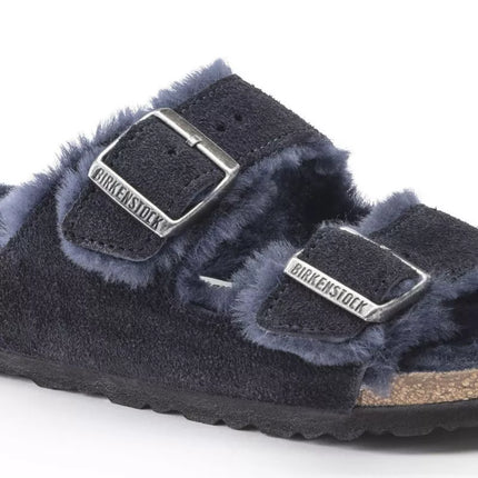 Birkenstock Arizona VL Shearling Midnight Suede Odos Odos Siaurū Batai (1020583)