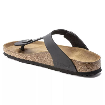 Birkenstock Gizeh NU Oiled Black Įprastos Basutės Moterims/Vyrams (0845251)