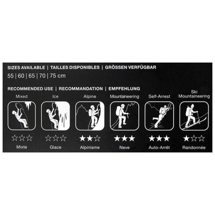 Black Diamond Raven ledo kirtiklis 65 CM