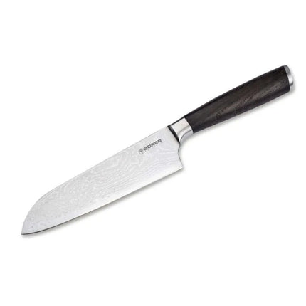 Böker Solingen Meisterklinge Damast Santoku peilis