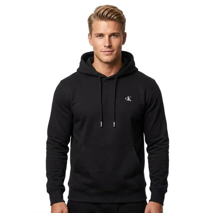 Calvin Klein Jeans Hoodie Juoda - LZ04RE281G-UB1