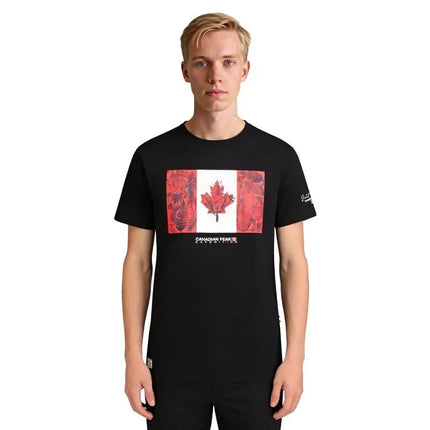 Canadian Peak JPALMEAK JUODI VYRIŠKI MARŠKINĖLIAI 233 (RBMSZ2052H/CP-NOIR)