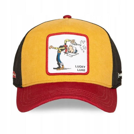 Capslab Lucky Luke daugiaspalvė „trucker“ stiliaus kepurė su snapeliu – CL/LCK2/1/PCT/COW