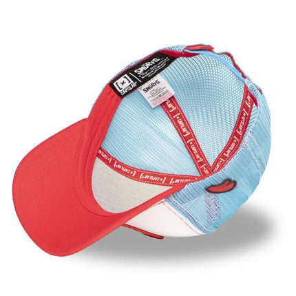 Capslab Smurfai tėčio Smurfo „trucker“ stiliaus kepurė su snapeliu – CL/SMU/1/CT/PAPAB