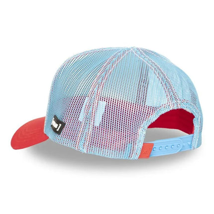 Capslab Smurfai tėčio Smurfo „trucker“ stiliaus kepurė su snapeliu – CL/SMU/1/CT/PAPAB