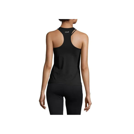 CASALL Essential Racerback Juodi sportiniai marškinėliai