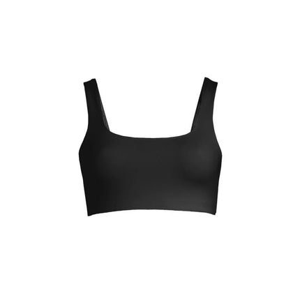 Casall kvadratinės iškirptės bikini viršutinė dalis, juoda