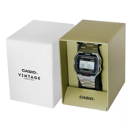 CASIO A163WA-1QES Unisex laikrodis su dėžute
