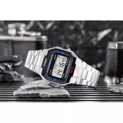 CASIO A163WA-1QES Unisex laikrodis su dėžute
