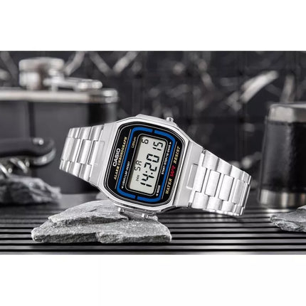 CASIO A164WA-1VES Unisex Laikrodis