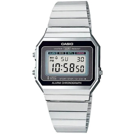 CASIO A700WE-1AEF unisex laikrodis + DĖŽUTĖ