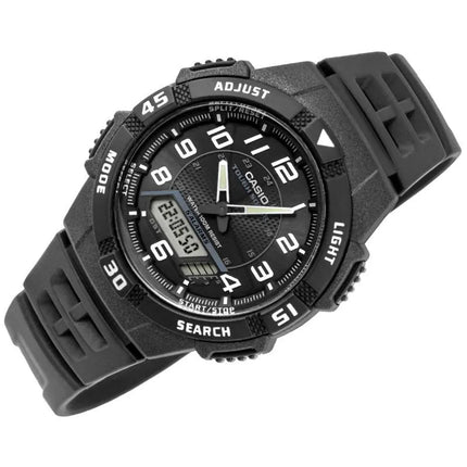 CASIO AQ-S800W-1BVEF saulės energija maitinamas laikrodis + dėžutė