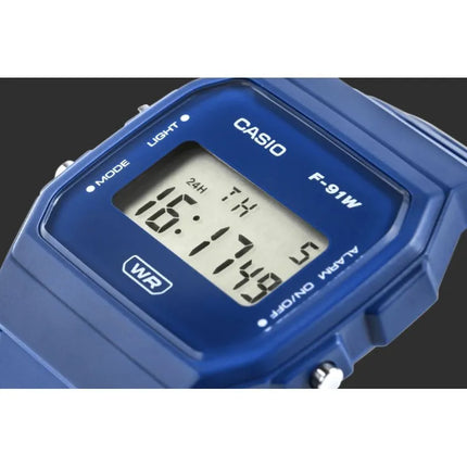 CASIO unisex laikrodis F-91WB-2A1EF + DĖŽUTĖ